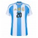 Fotbalové Dres Argentina Alexis Mac Allister #20 Domácí Copa America 2024 Krátký Rukáv